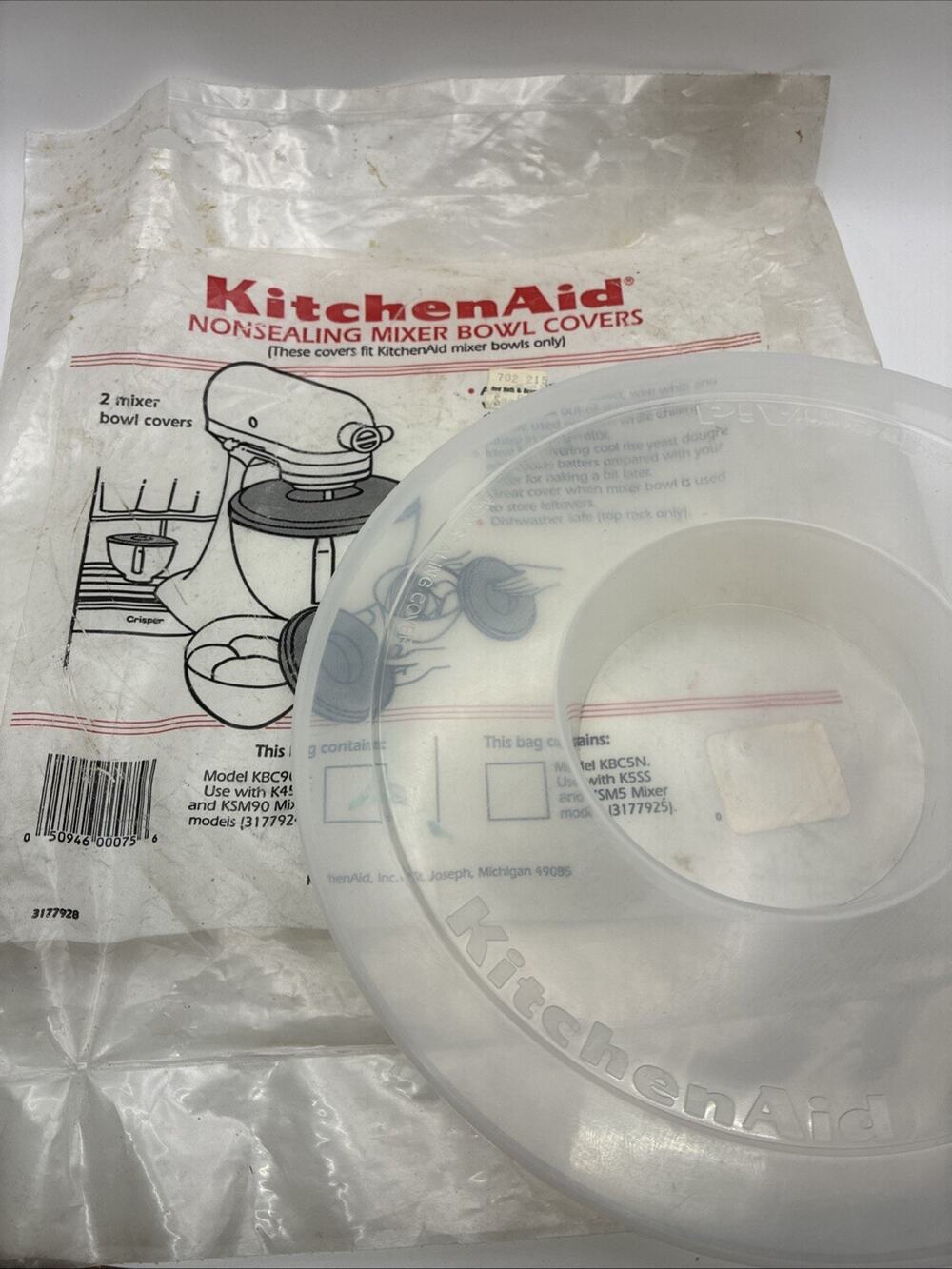KitchenAid Nonsealing Mixer Bowl Cover 1 Pack D- 242841-1